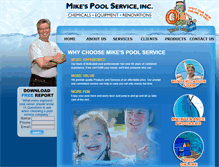 Tablet Screenshot of mikespool.com